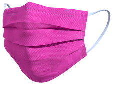 TImask surgical mask in cyclamen color