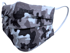 Masque chirurgical TImask avec texture camouflage