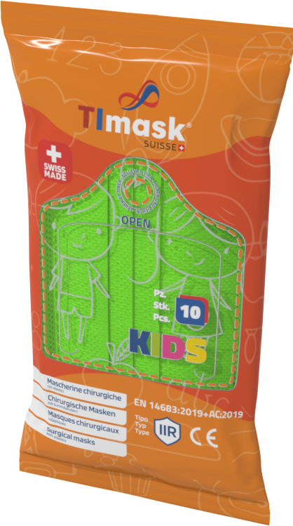 Confezione mascherine per bambin TImask